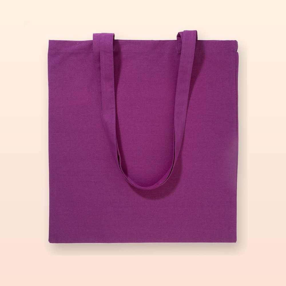 Shopper in cotone - viola