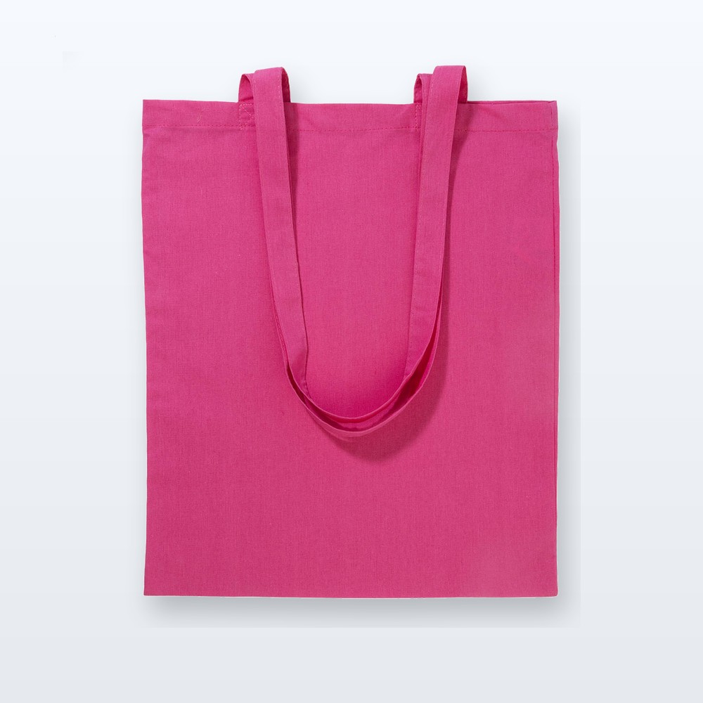Shopper in cotone - fucsia