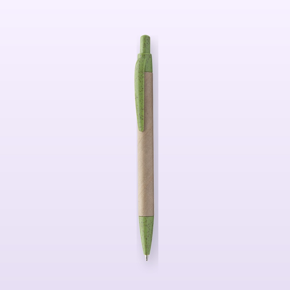 penna a sfera - verde - naturale