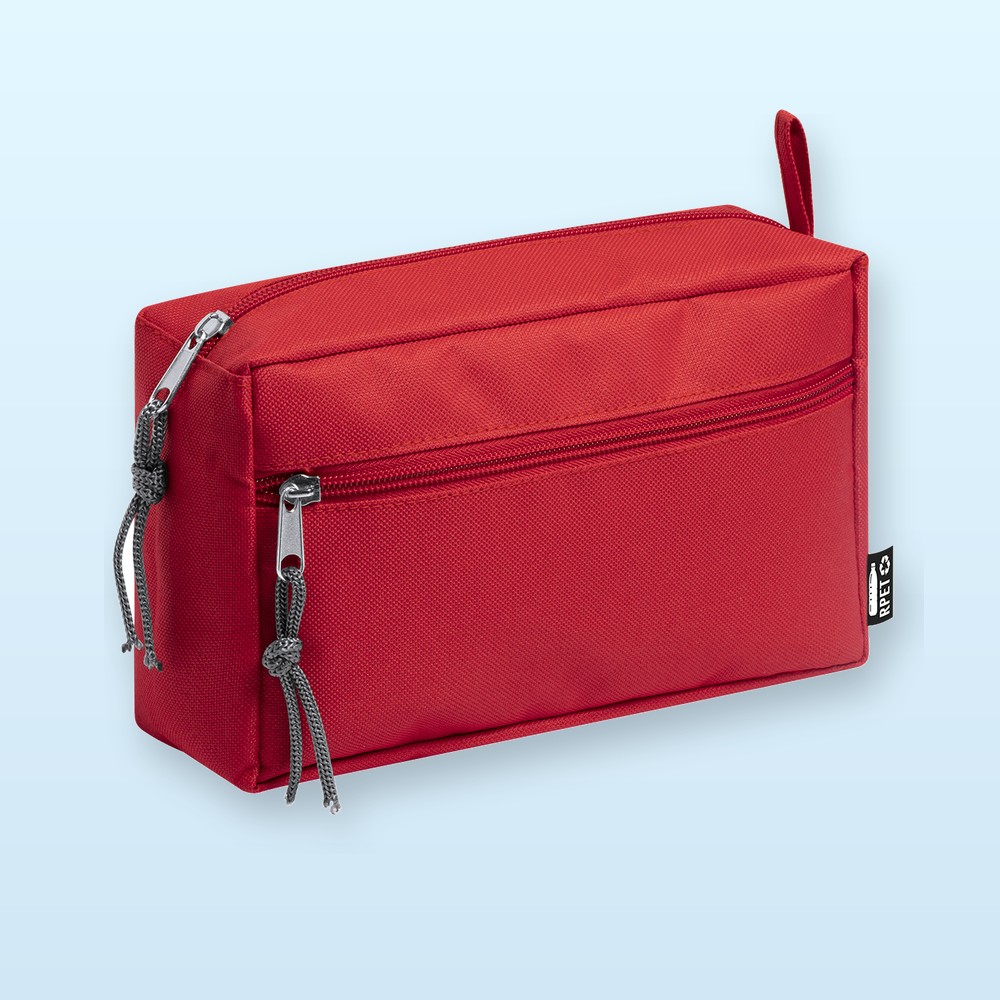 trousse in RPET - rosso