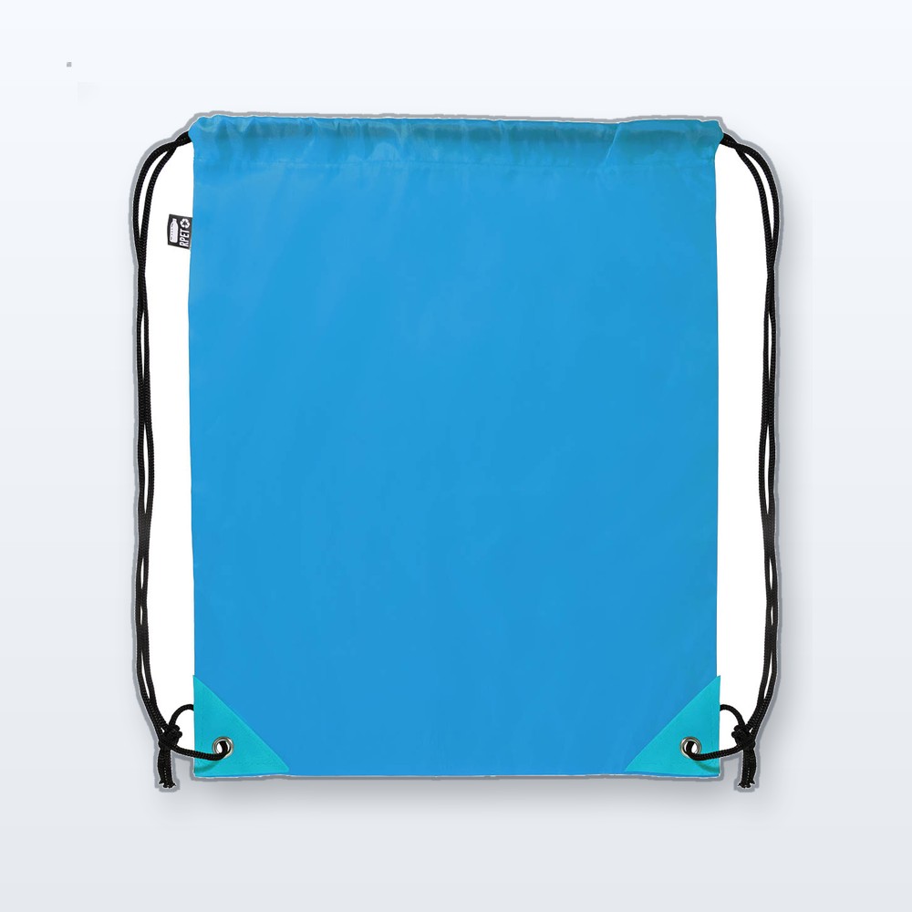 sacca in RPET - azzurro