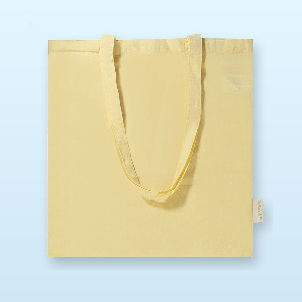 Shopper in cotone - giallo