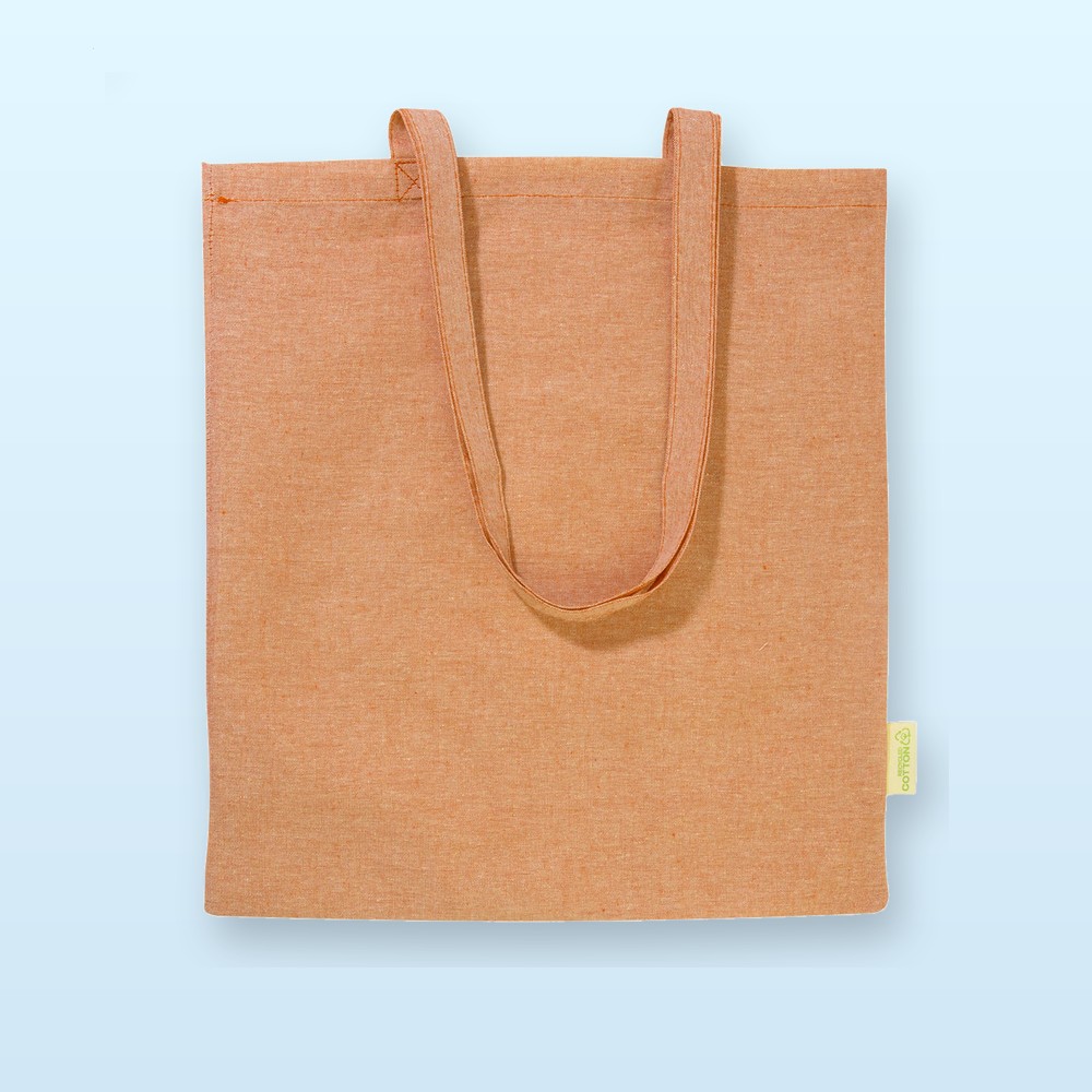 Shopper in cotone - arancione