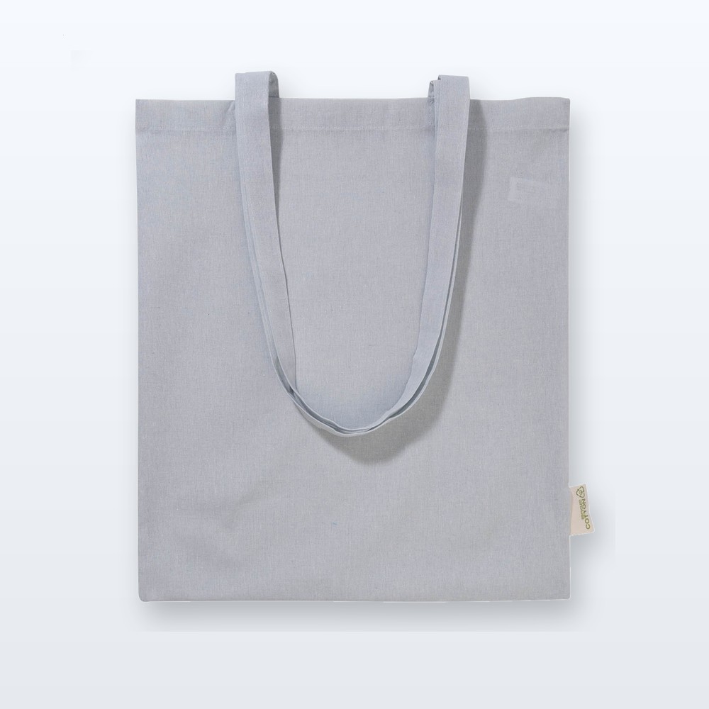Shopper in cotone - azzurro