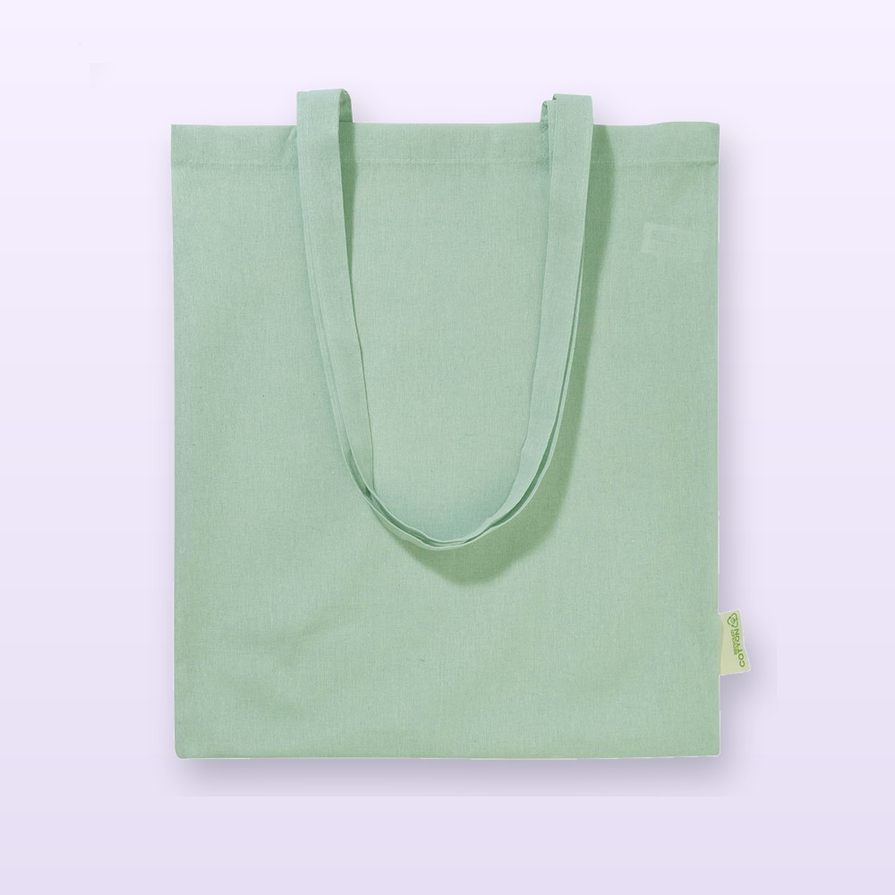 Shopper in cotone - verde