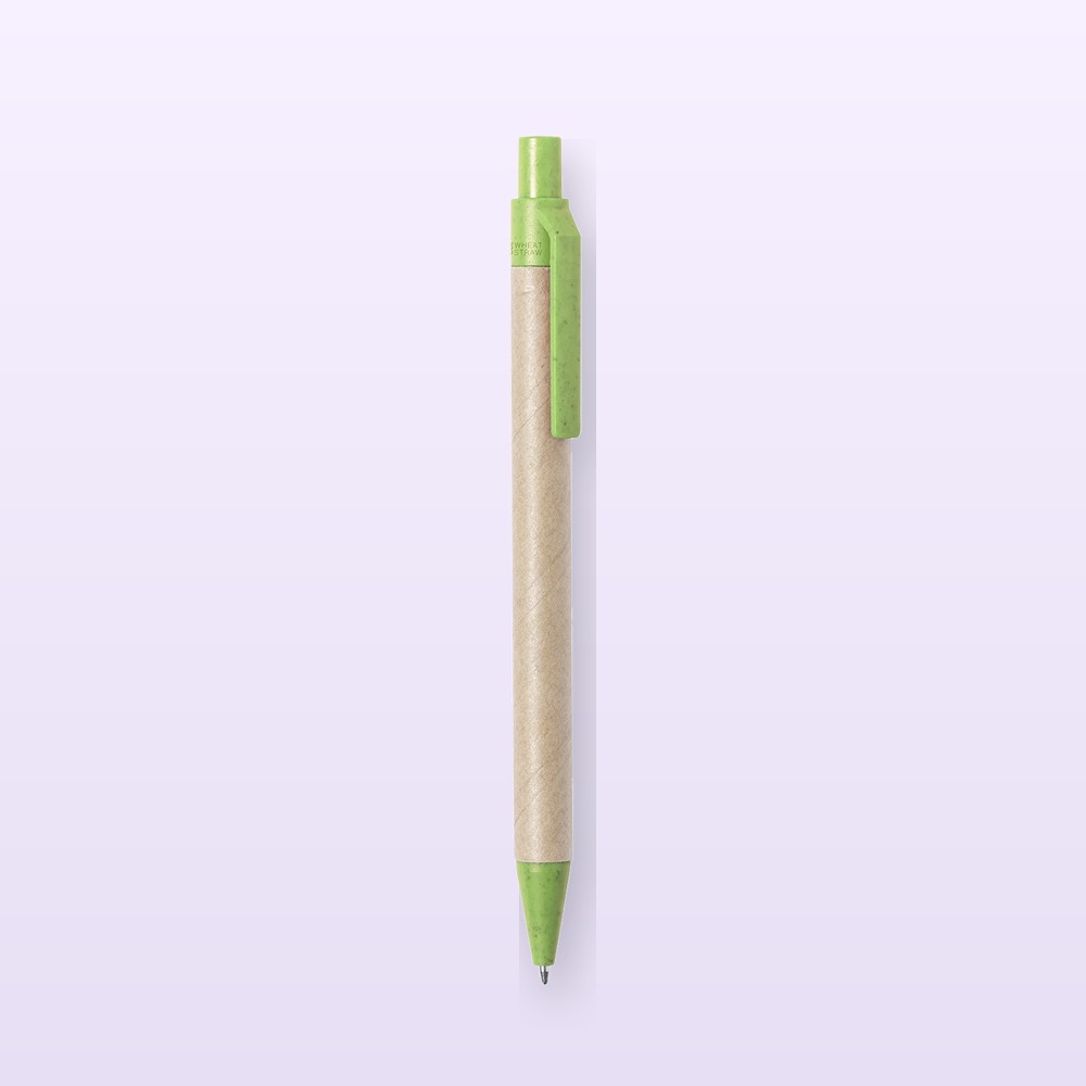 penna a sfera - verde - naturale
