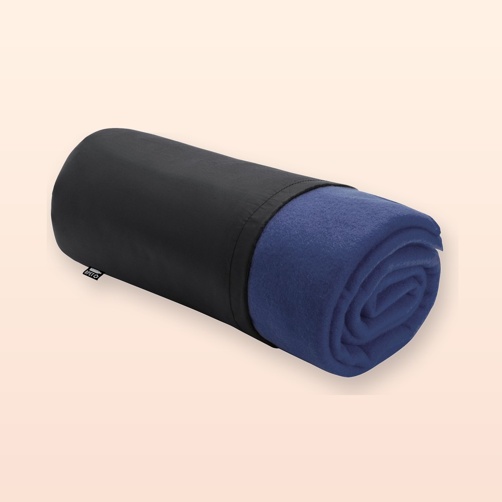 coperta in RPET pile - blu scuro