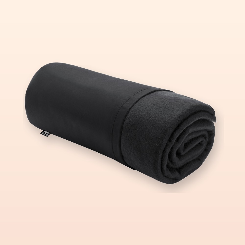 coperta in RPET pile - nero