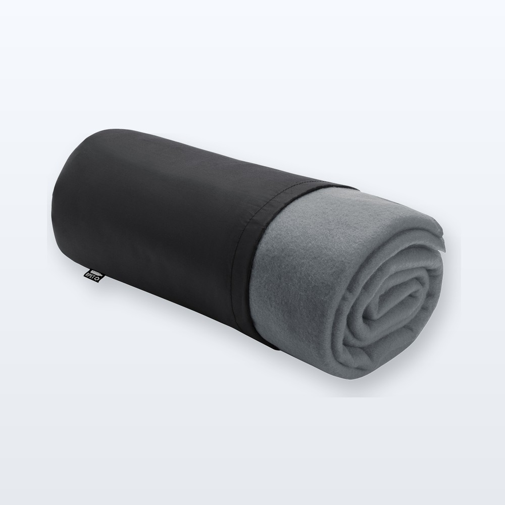 coperta in RPET pile - cenere grigia