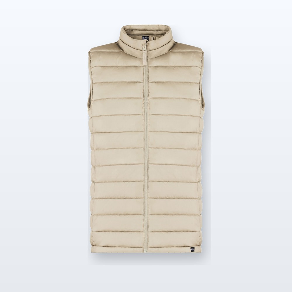 gilet imbottito in RPET - naturale - XXL