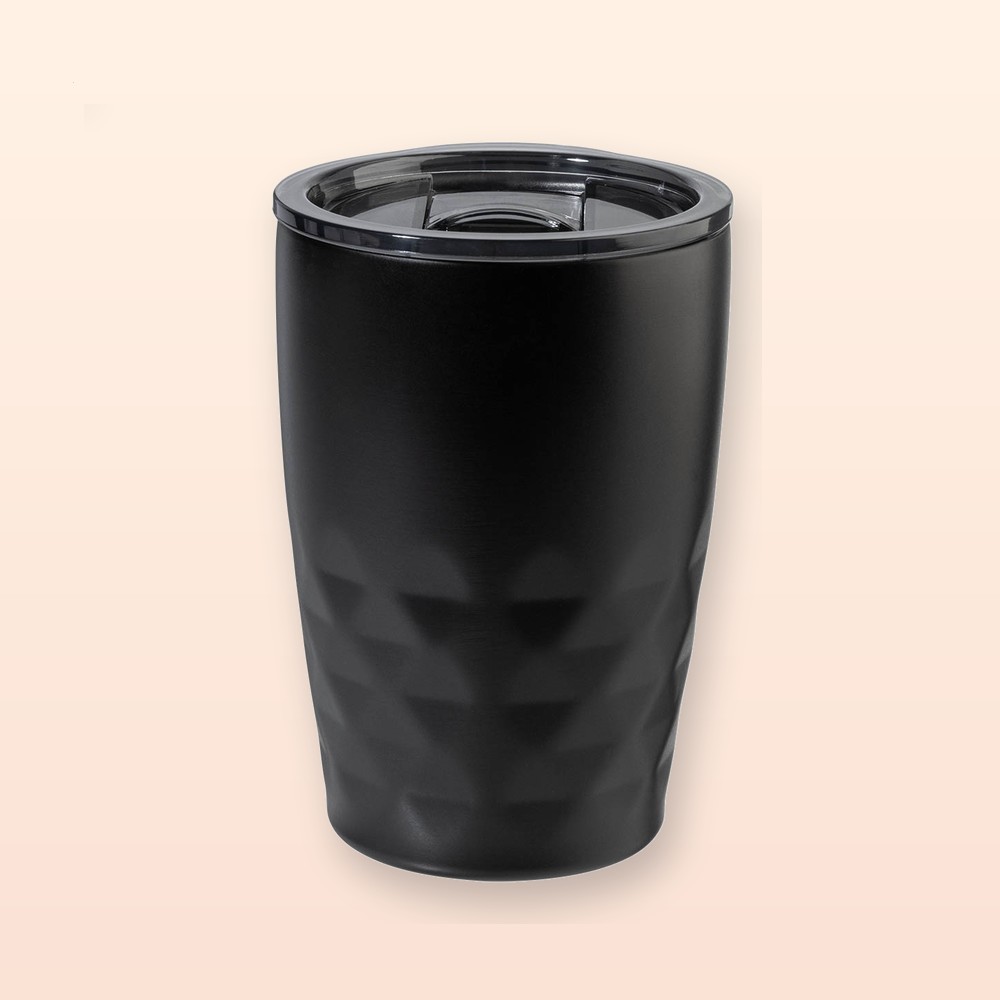Bicchiere termico con isolamento in rame - nero