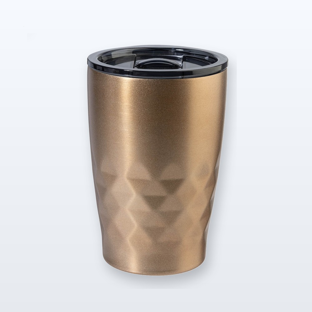 Bicchiere termico con isolamento in rame - oro