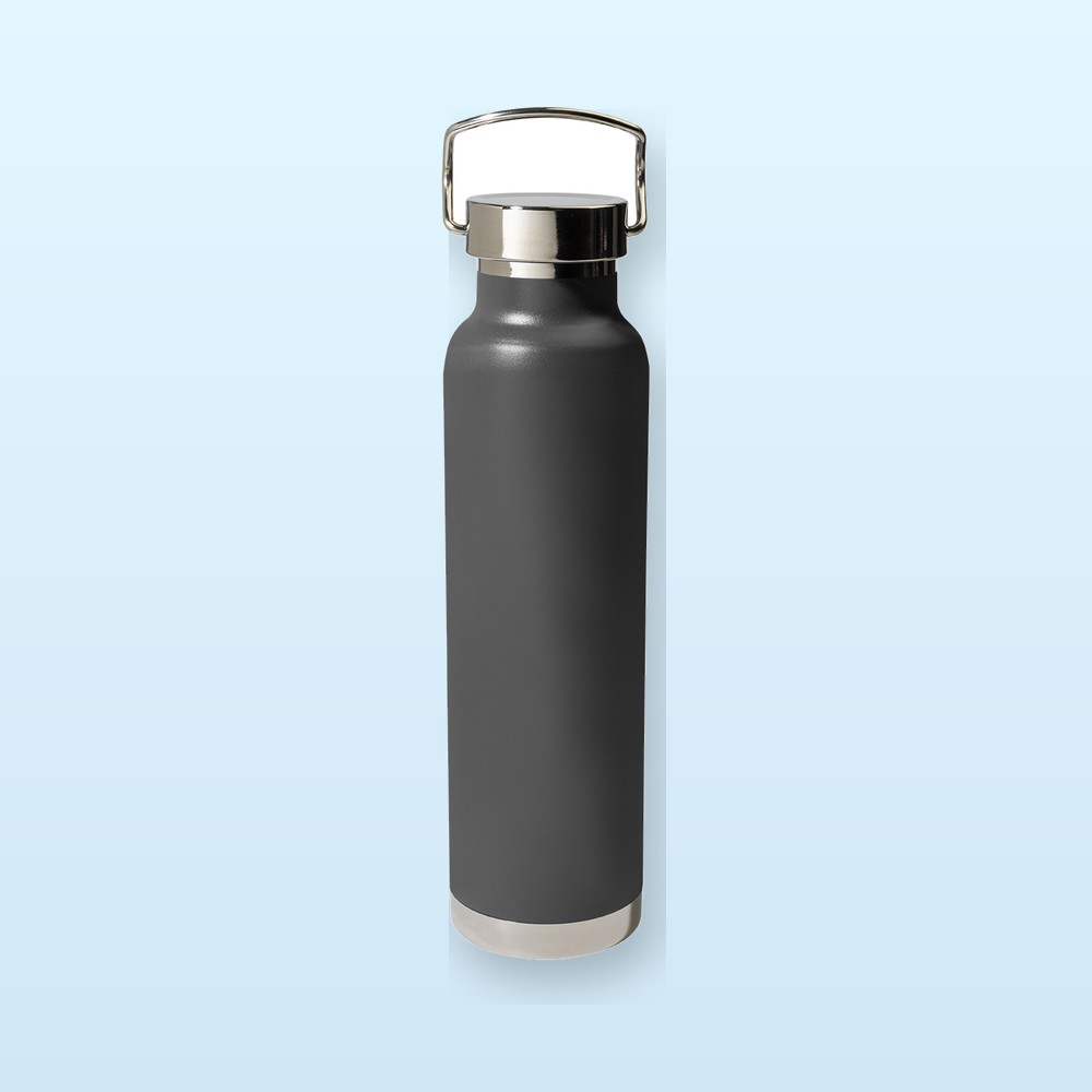 borraccia termica con isolamento in rame - grigio