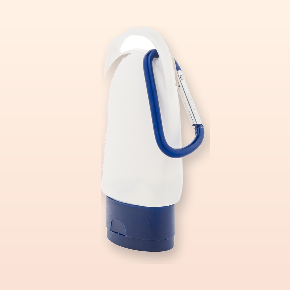 lozione solare protettiva - blu scuro - bianco