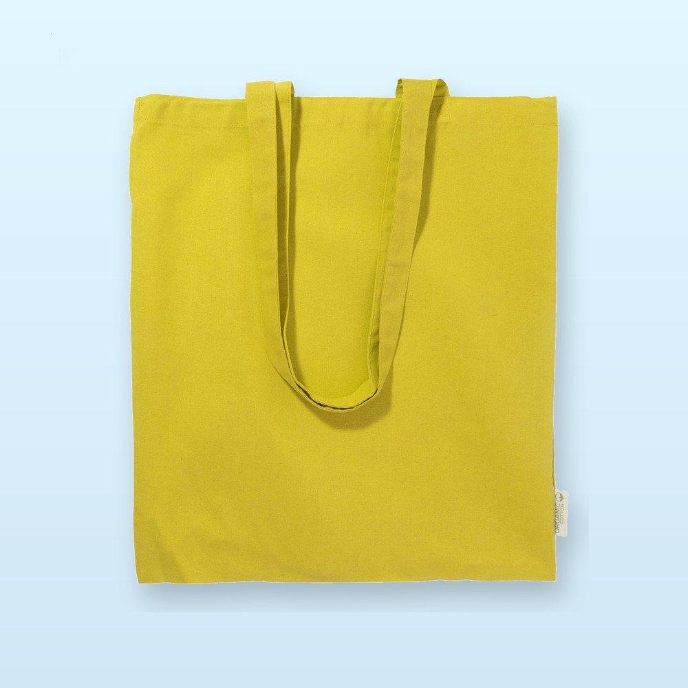 Shopper in cotone - giallo