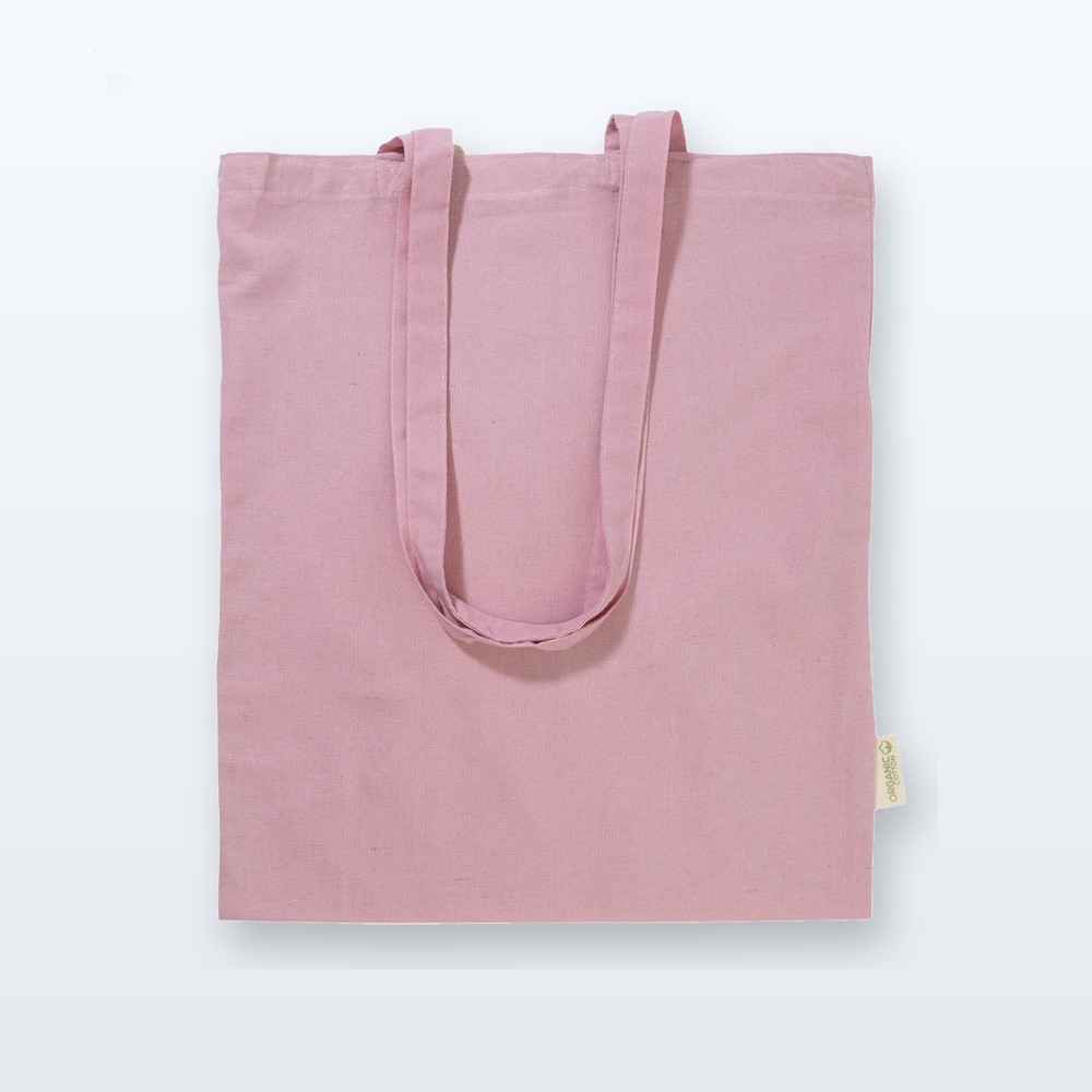 Shopper in cotone - rosa