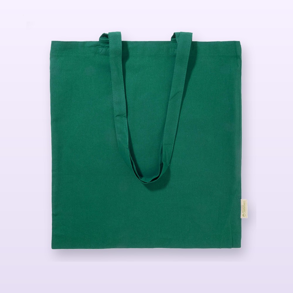 Shopper in cotone - verde