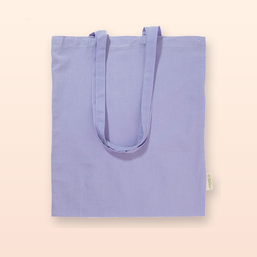 Shopper in cotone - viola