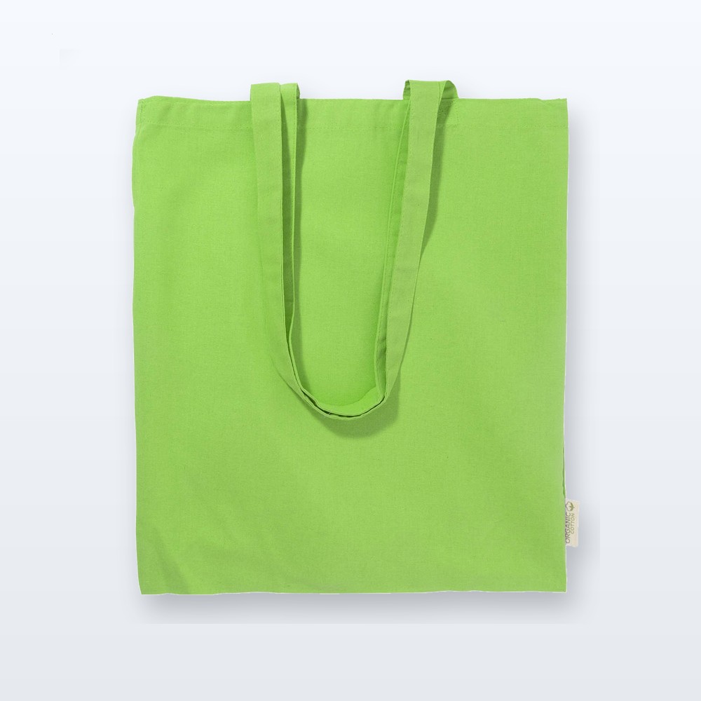 Shopper in cotone - pistacchio