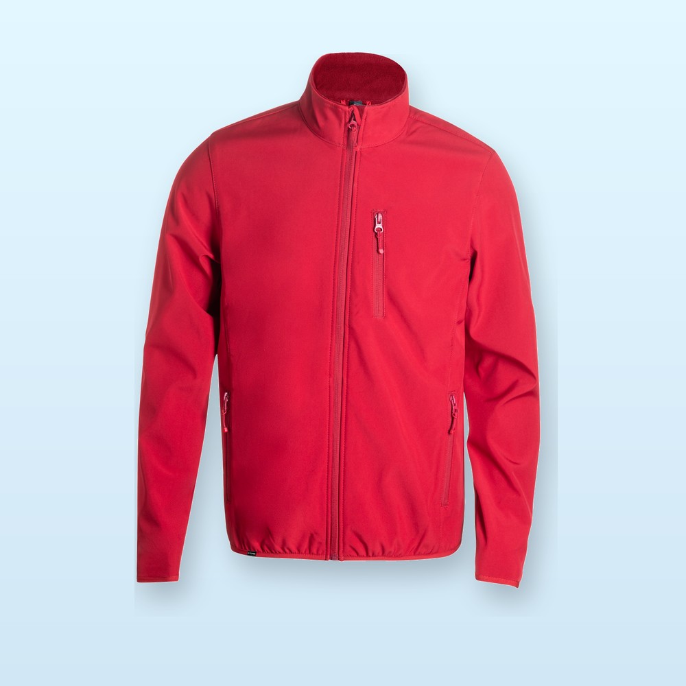 Softshell in RPET - rosso - XXL