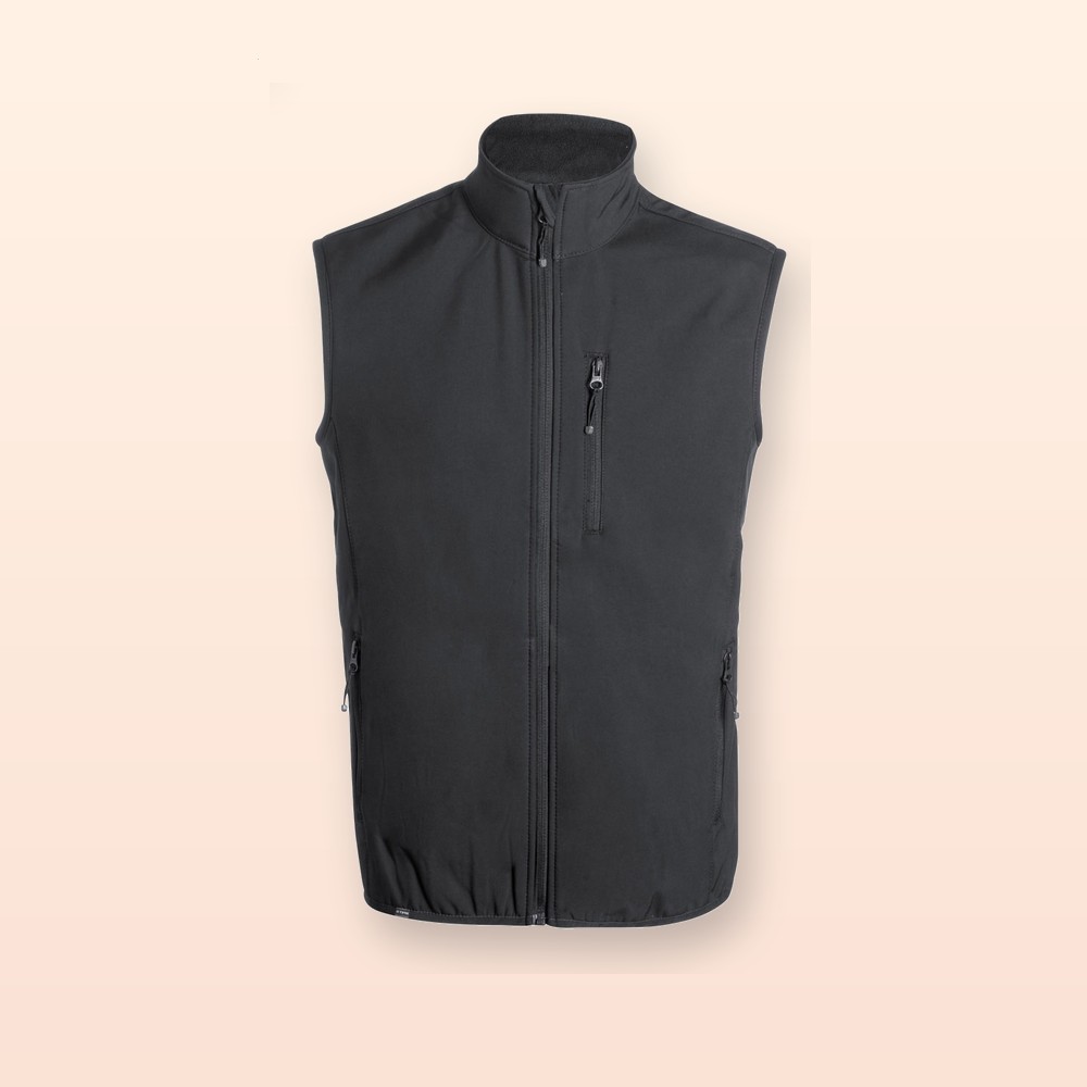 Gilet softshell in RPET - nero - M