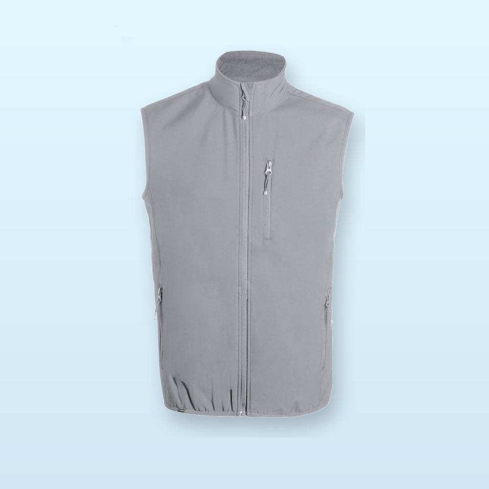 Gilet softshell in RPET - grigio - XXL