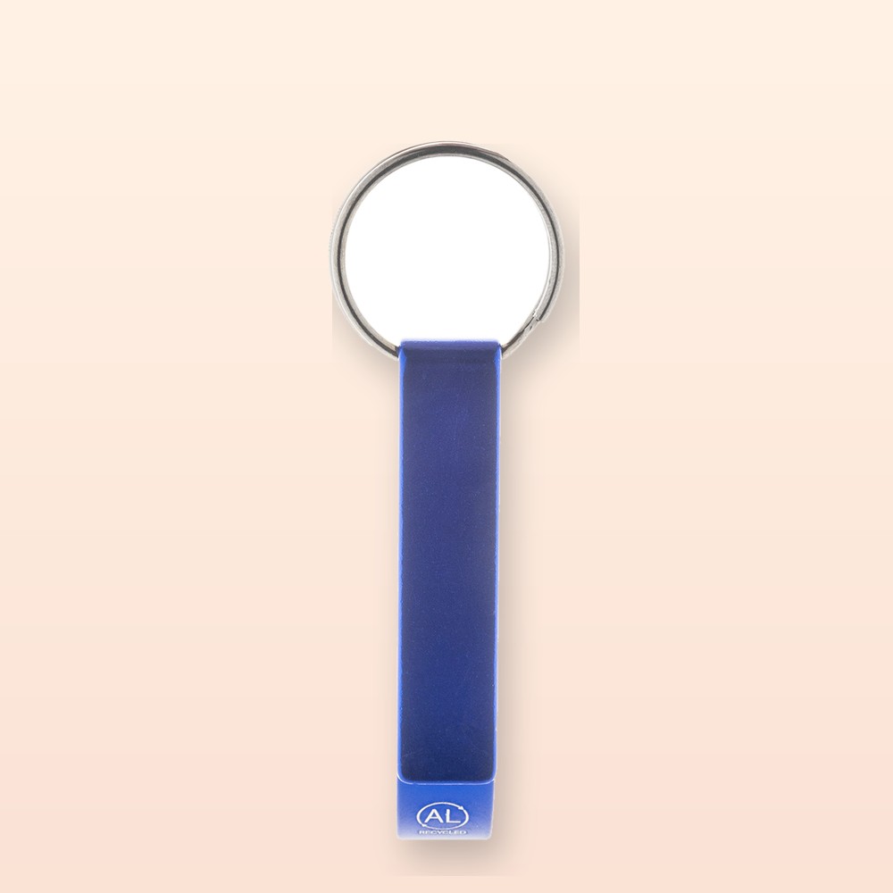 Portachiavi con apribottiglie - blu