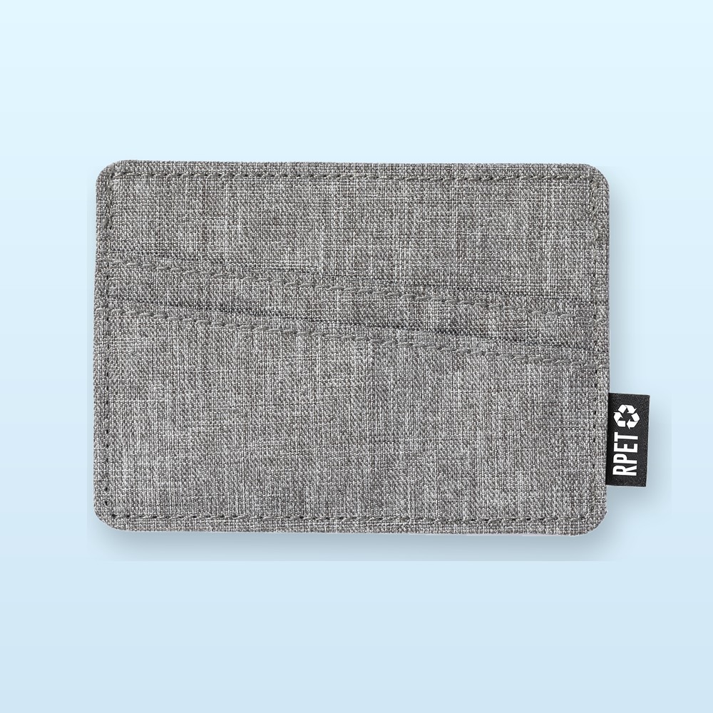 Porta carte di credito in RPET - grigio