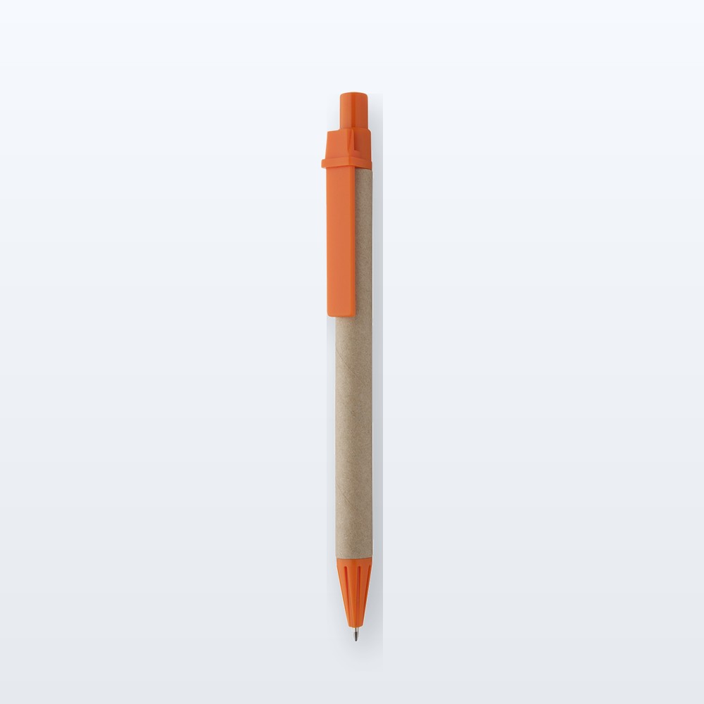penna a sfera - naturale - arancione