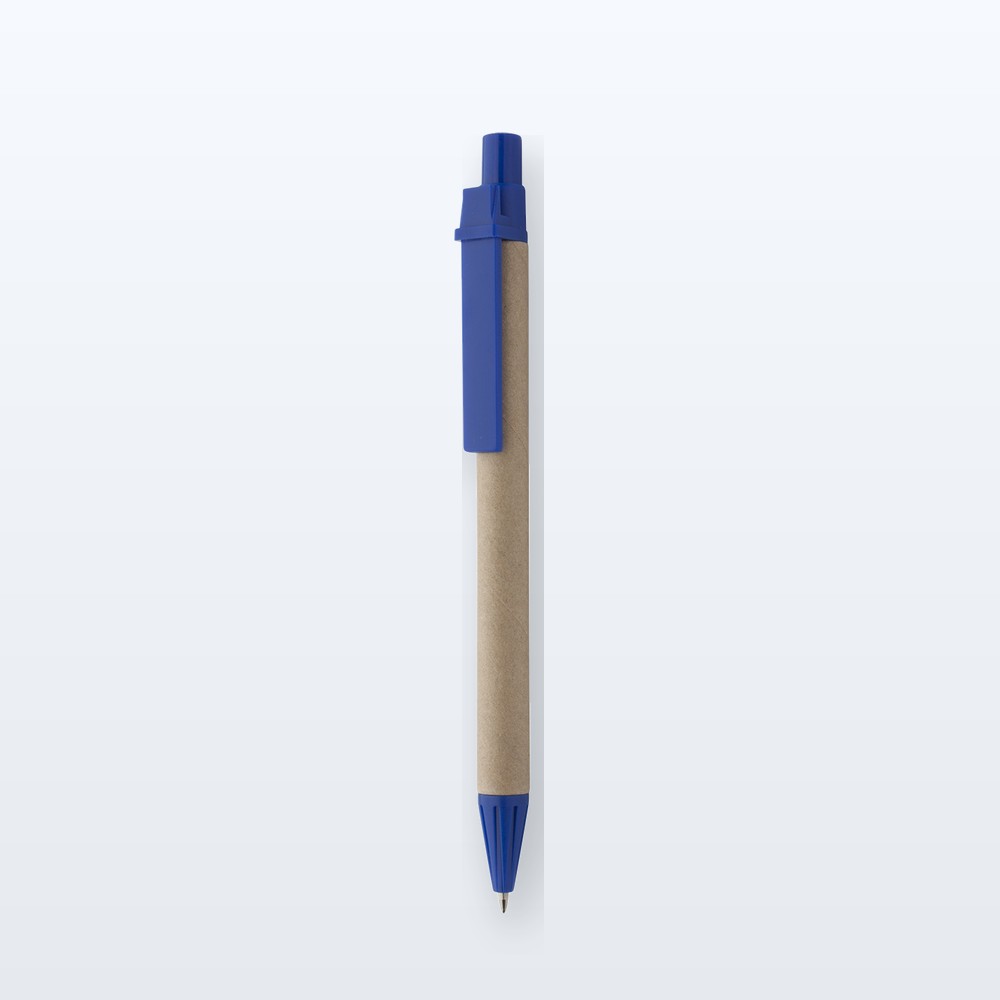 penna a sfera - naturale - blu