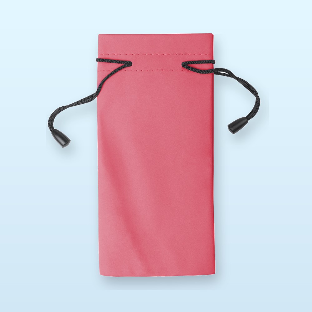 custodia occhiali - rosso - nero