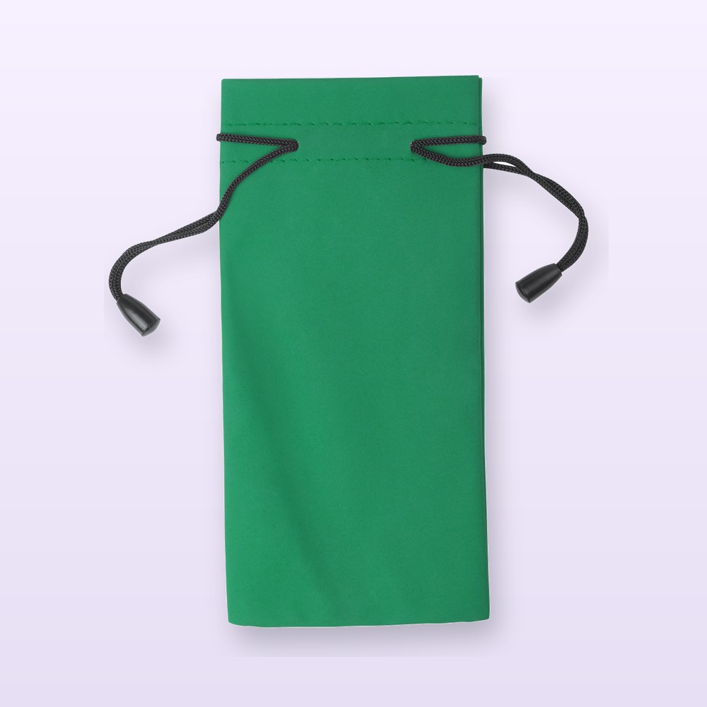 custodia occhiali - verde - nero