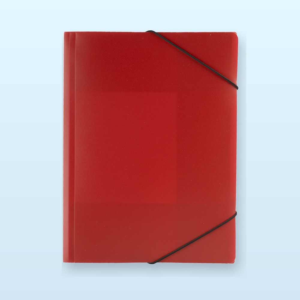 cartella porta documenti in PP - rosso