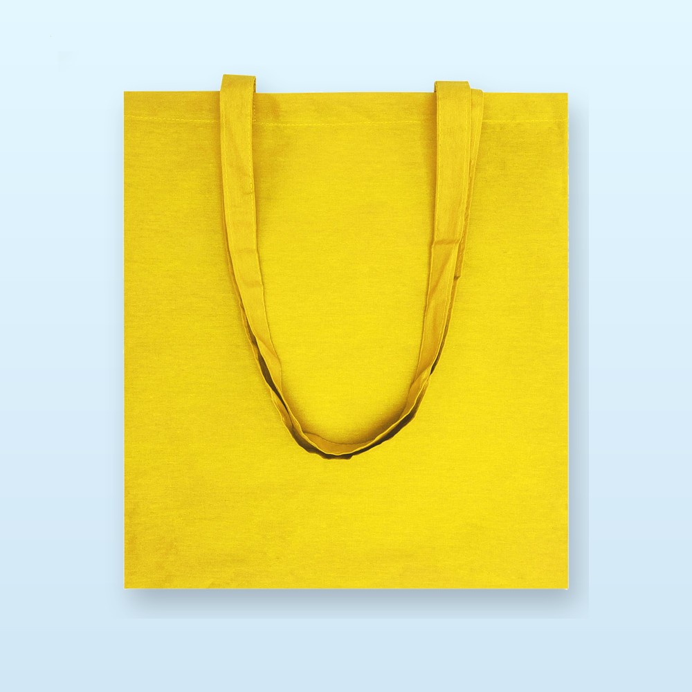 Shopper in cotone - giallo