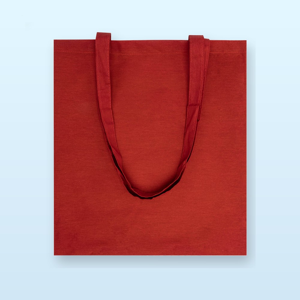 Shopper in cotone - rosso