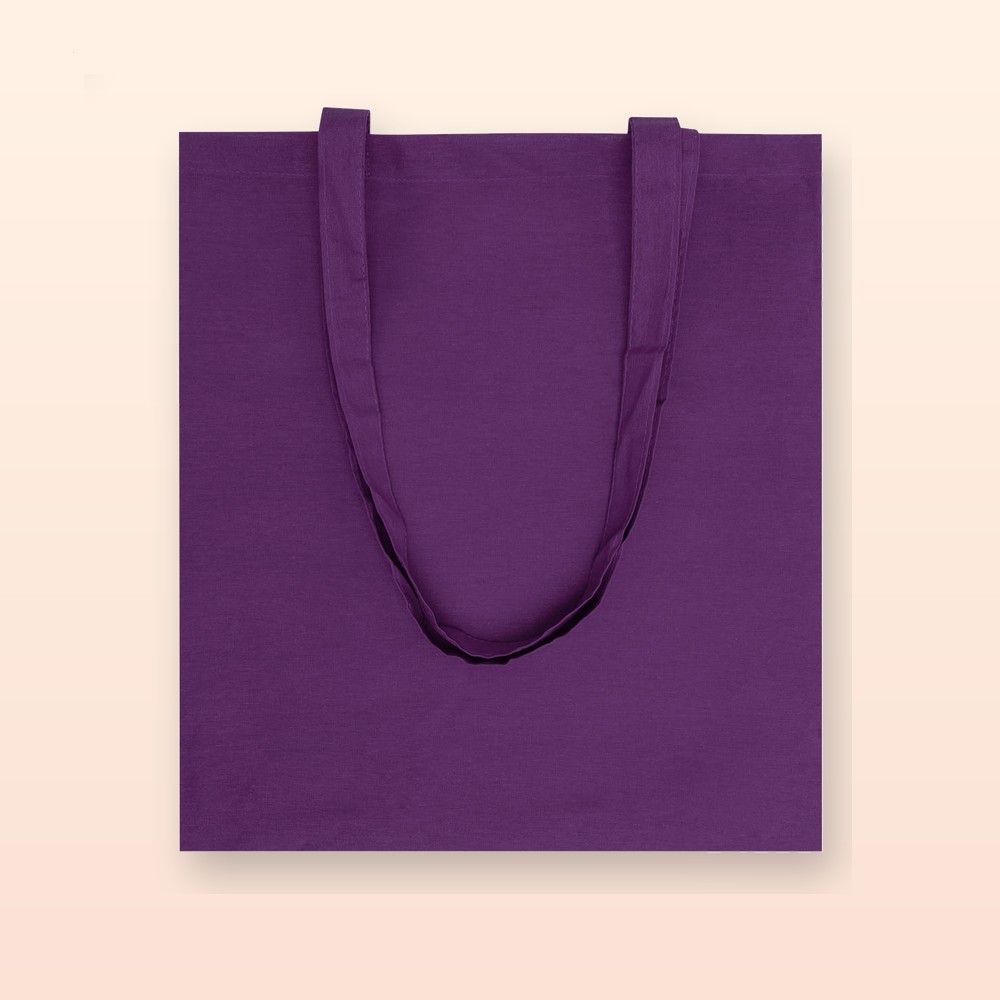 Shopper in cotone - viola