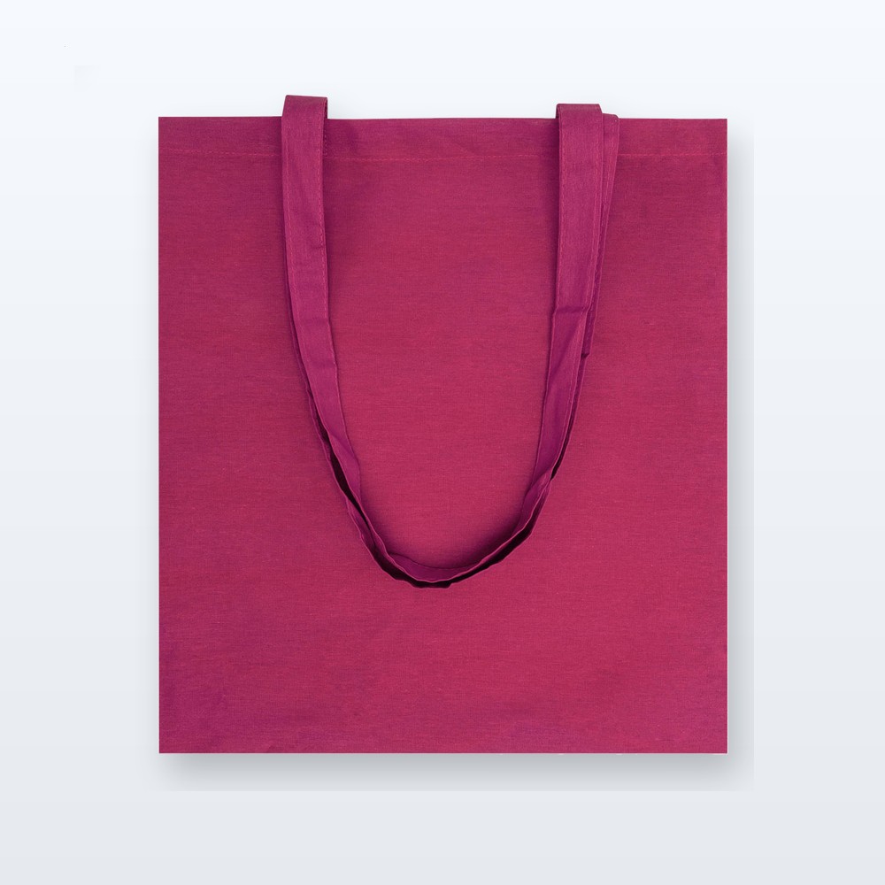 Shopper in cotone - fucsia