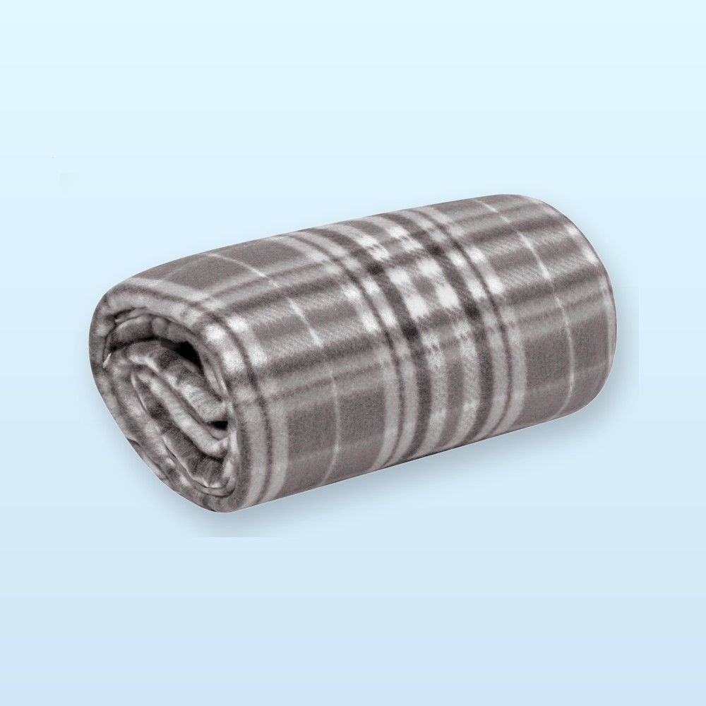 Coperta in pile RPET - grigio