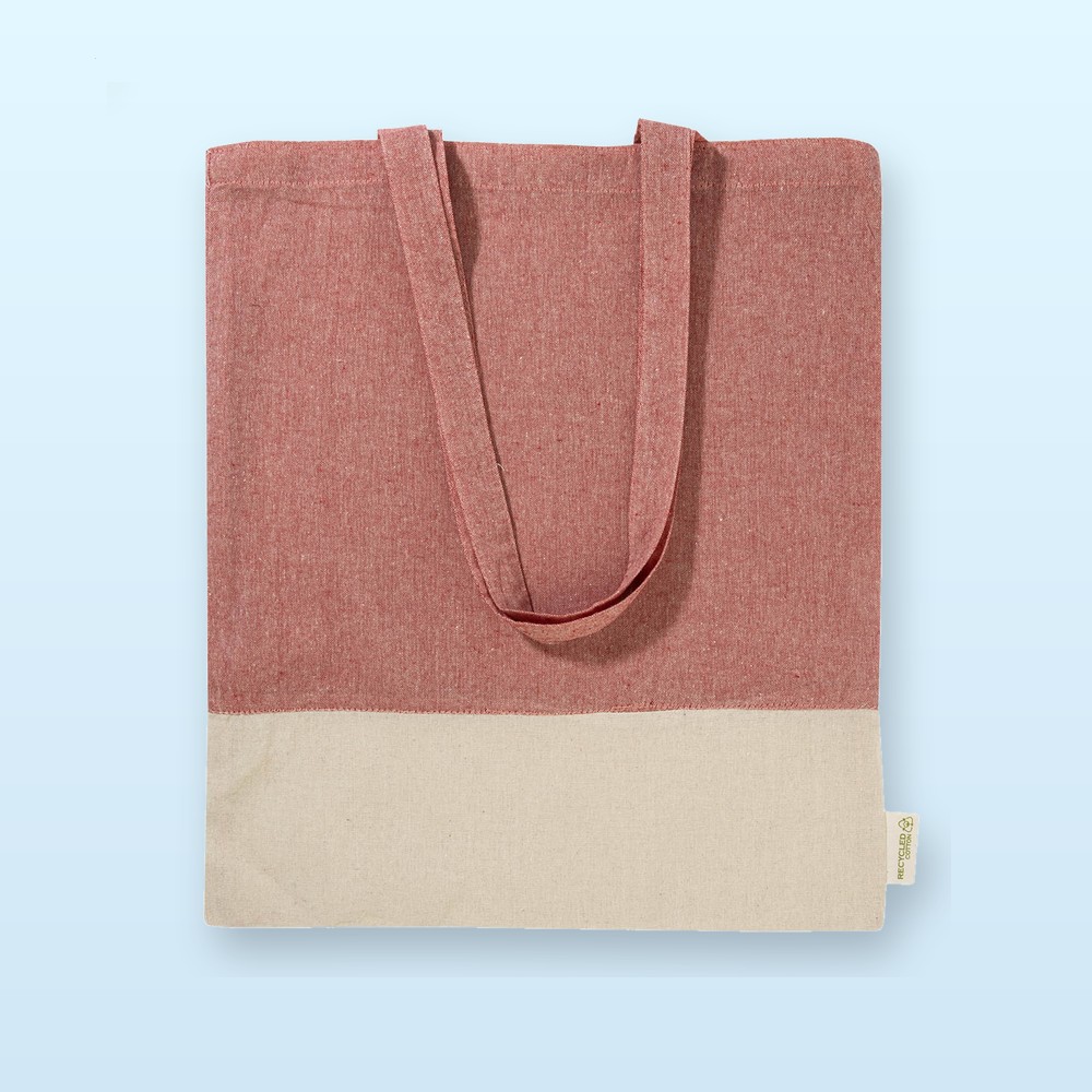 Shopper in cotone - rosso