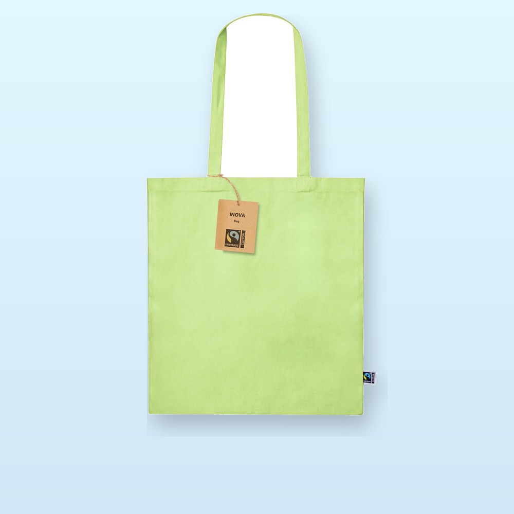 Borsa per la spesa equosolidale - lime verde