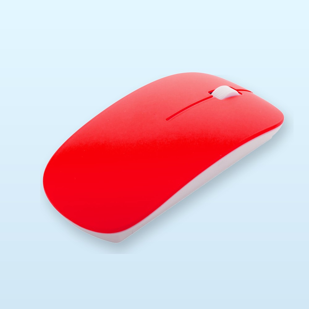 mouse ottico - rosso - bianco