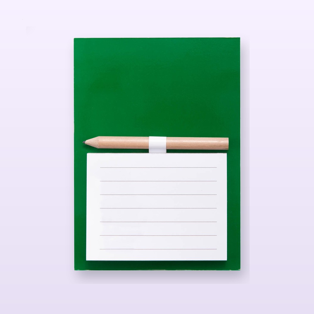 blocco con magnete - verde