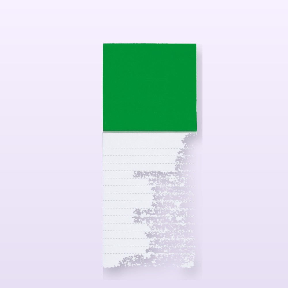 blocco con magnete - verde