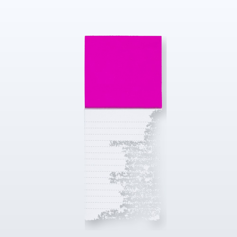 blocco con magnete - fucsia
