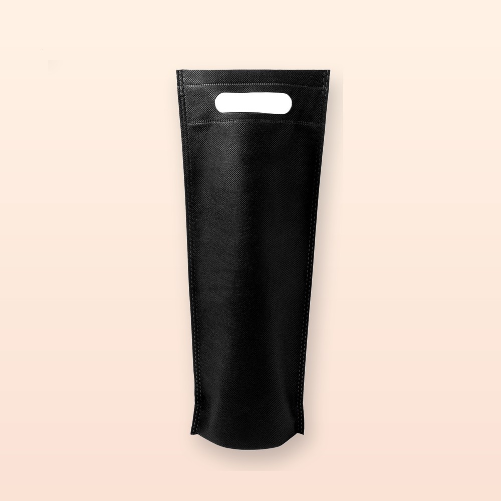 sacchetto regalo vino - nero
