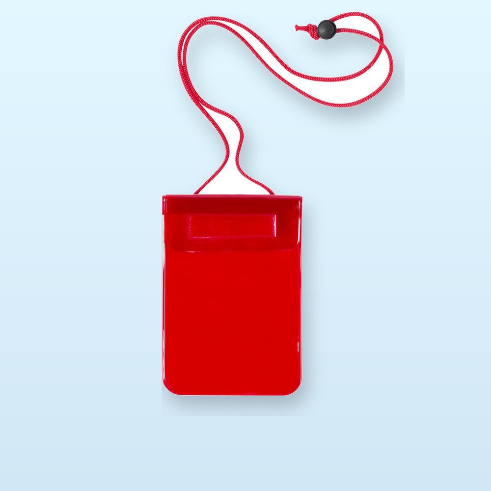 custodia impermeabile per cellulare - rosso