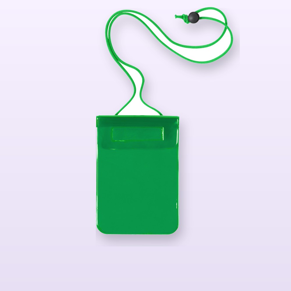 custodia impermeabile per cellulare - verde