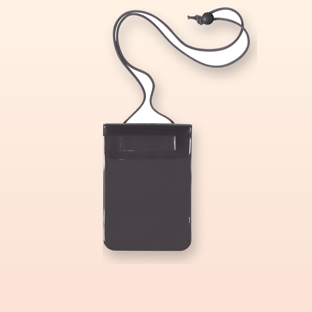 custodia impermeabile per cellulare - nero