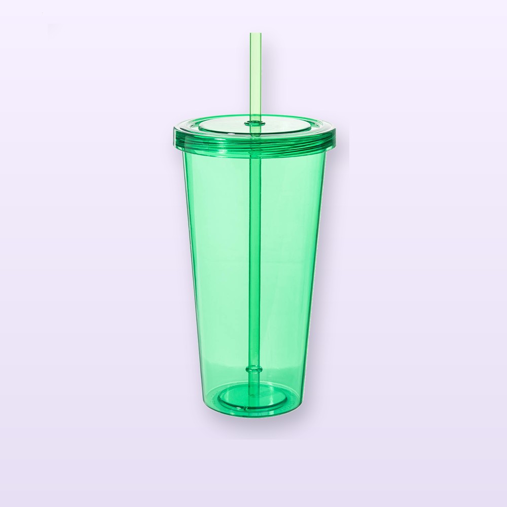 bicchiere in plastica - verde
