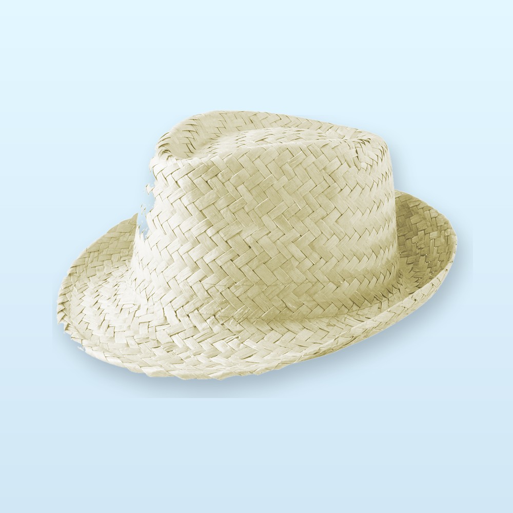 cappello in paglia - bianco